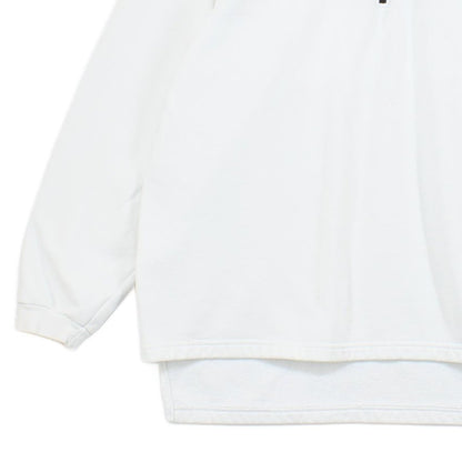 Mens 1/4 Zip Sweatshirt Oversized Retro