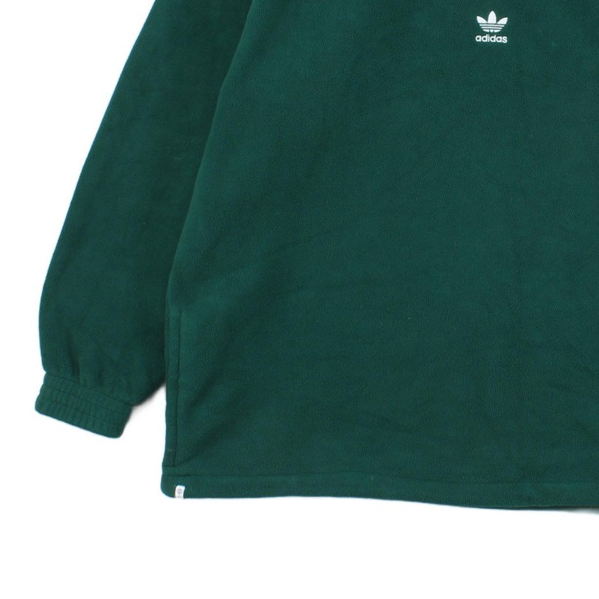 Mens 1/4 Zip Fleece Trefoil Retro