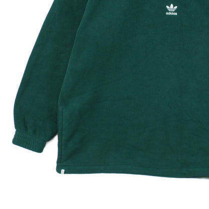 Mens 1/4 Zip Fleece Trefoil Retro