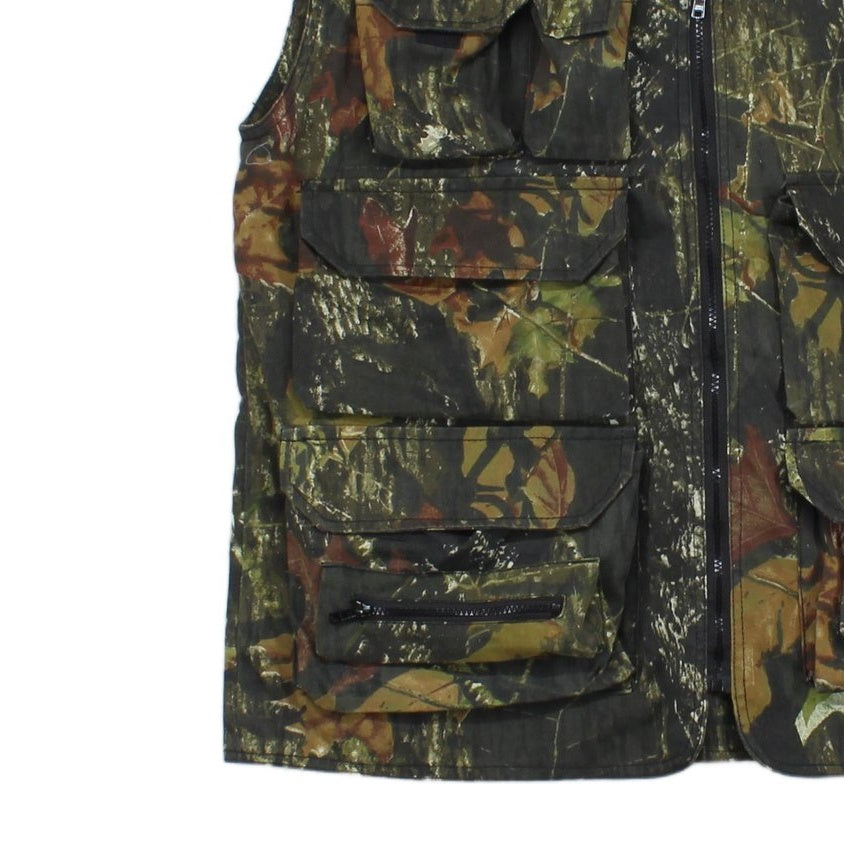Mens Real Tree Gilet Camo Hunting