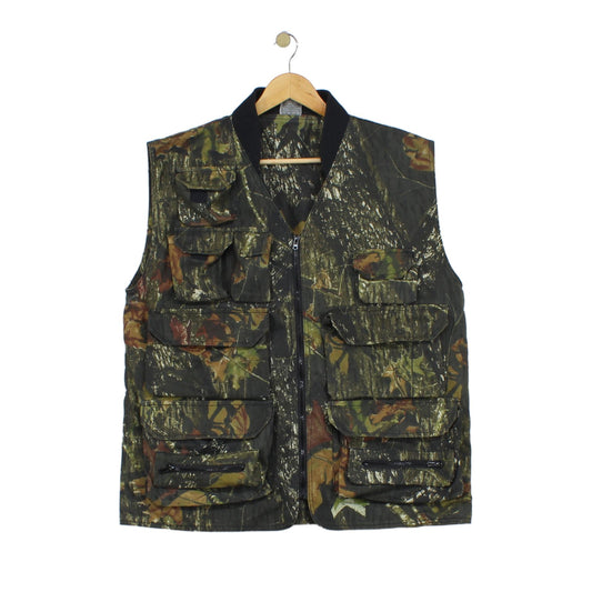 Mens Real Tree Gilet Camo Hunting
