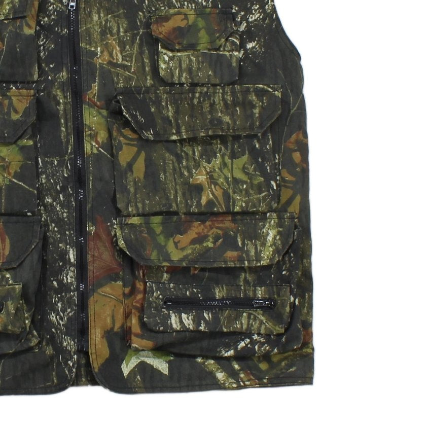 Mens Real Tree Gilet Camo Hunting
