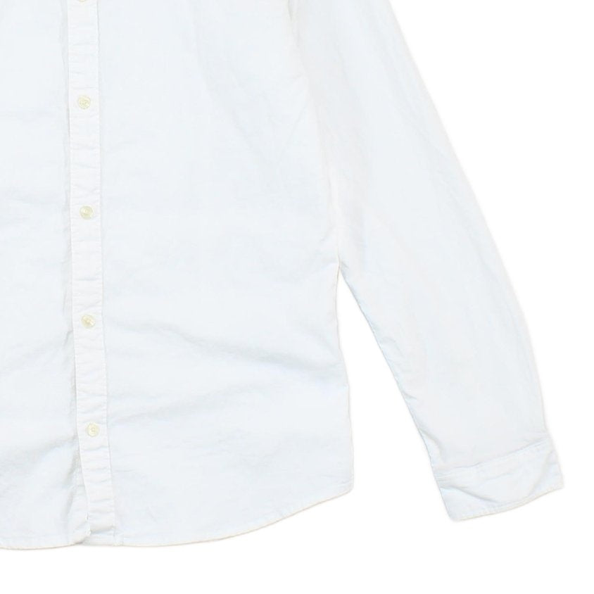 Mens Oxford Shirt Stretch Slim Fit Long Sleeve