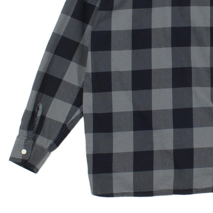 Mens Check Shirt Long Sleeve Relaxed