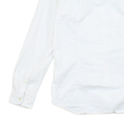 Mens Oxford Shirt Stretch Slim Fit Long Sleeve