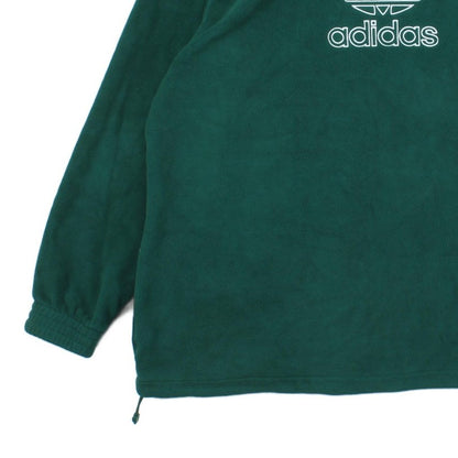 Mens 1/4 Zip Fleece Trefoil Retro
