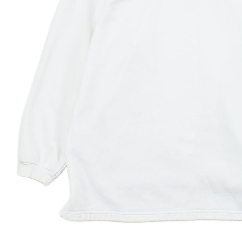 Mens 1/4 Zip Sweatshirt Oversized Retro