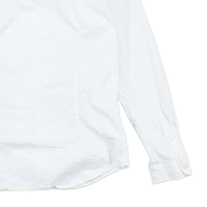 Mens Oxford Shirt Stretch Slim Fit Long Sleeve