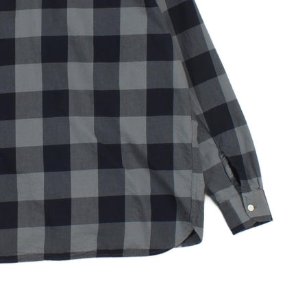 Mens Check Shirt Long Sleeve Relaxed