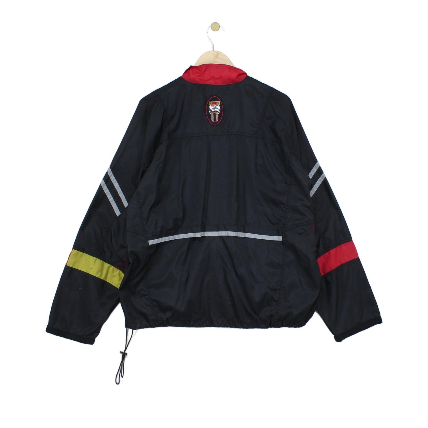Mens Windbreaker Jacket  Retro Streetwear Oversized
