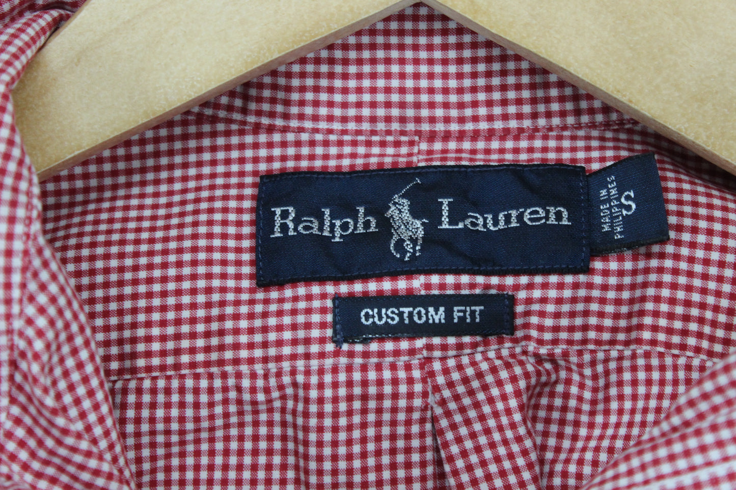 Mens Shirt  Button Down Long Sleeve Check
