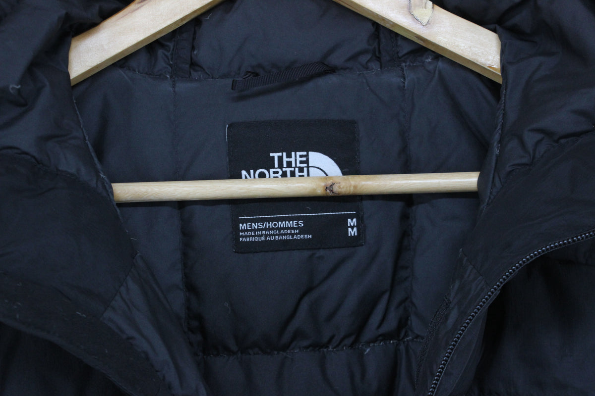 Mens Down Quilted Jacket Hooded Winter