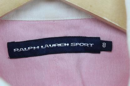 Womens Oxford Shirt Embroidered Logo Cotton