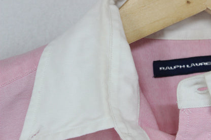 Womens Oxford Shirt Embroidered Logo Cotton
