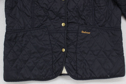 Womens Quilted Jacket Button Front Outerwear Lightweight
