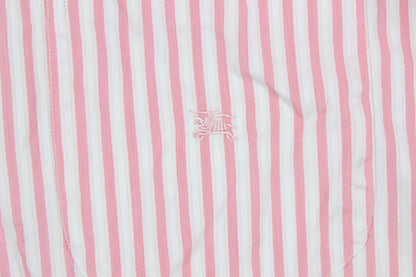 Mens Striped Shirt Button Up