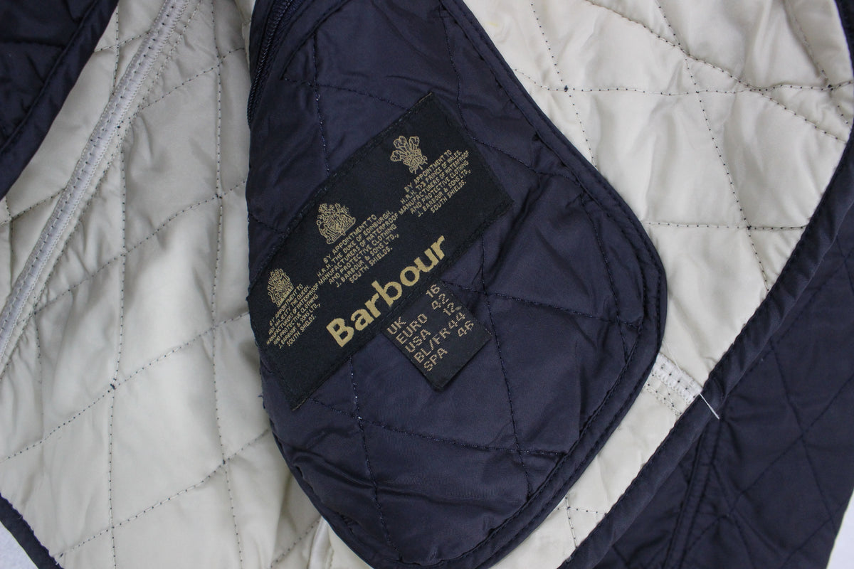 Womens Quilted Jacket Button Front Outerwear Lightweight