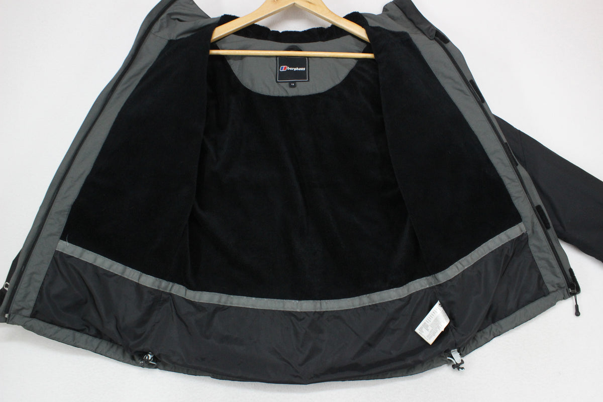 Womens Aq2 Waterproof Jacket Hooded Full Zip Lined