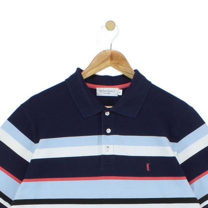 Mens Striped Polo Shirt Short Sleeve