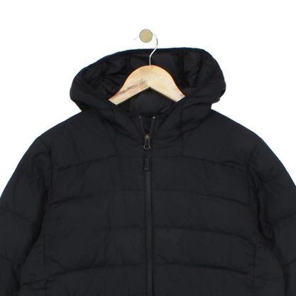 Mens Down Quilted Jacket Hooded Winter