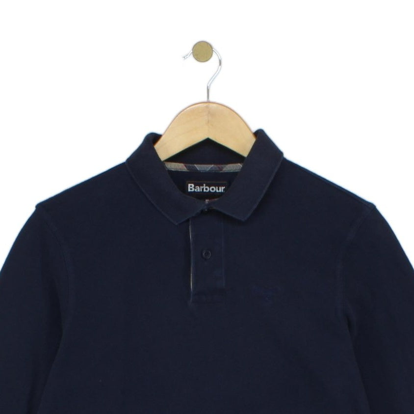 Mens Polo Shirt Casual Long Sleeve Classic