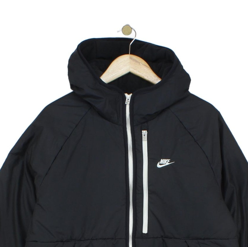 Mens Quilted Jacket Therma Fit Hooded Full Zip