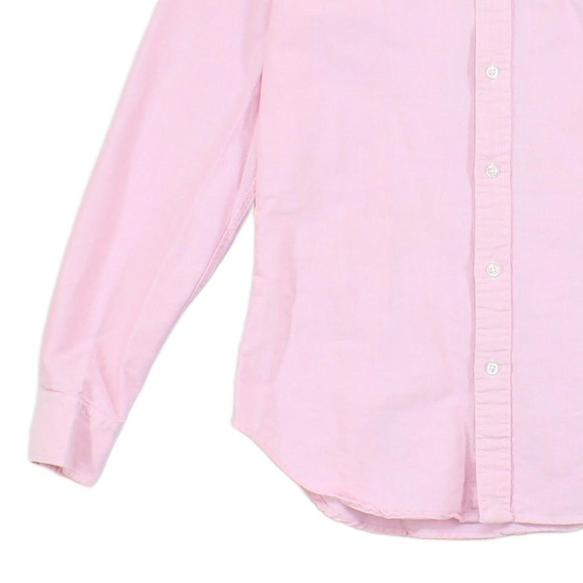 Womens Oxford Shirt Embroidered Logo Cotton