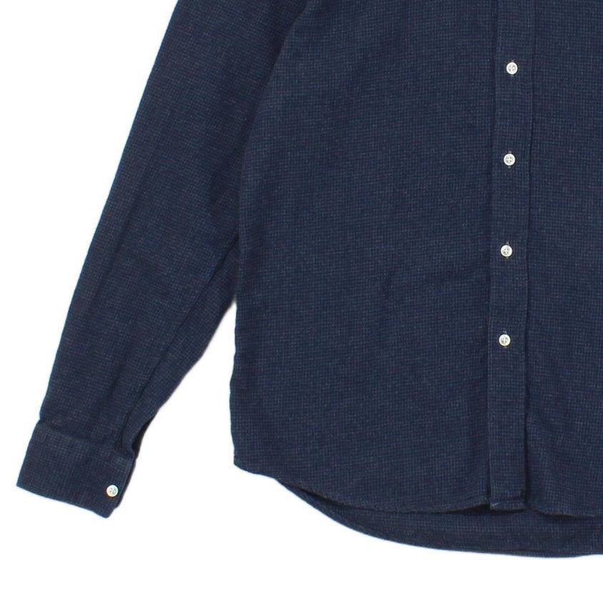 Mens Patterned Shirt Button Up Classic Long Sleeve