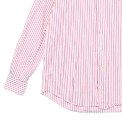 Mens Striped Shirt Button Up