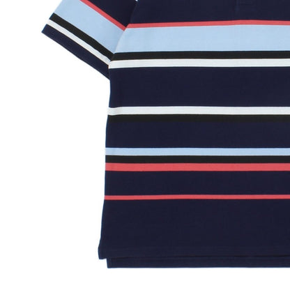Mens Striped Polo Shirt Short Sleeve