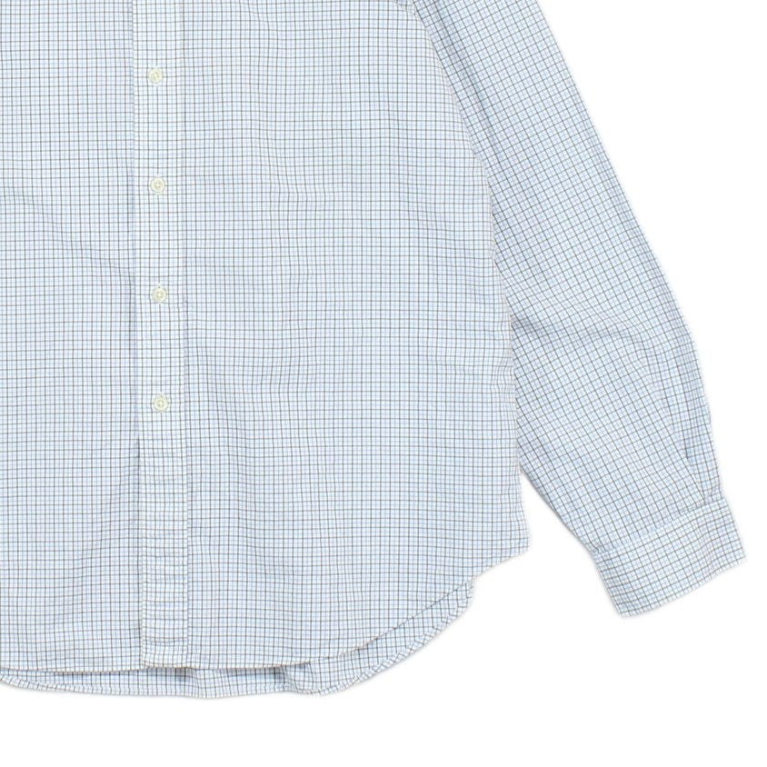 Mens Check Shirt Classic Fit Long Sleeve