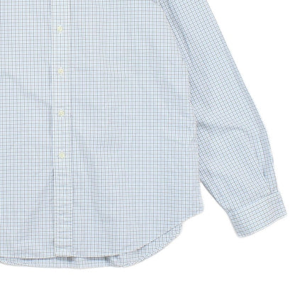 Mens Check Shirt Classic Fit Long Sleeve