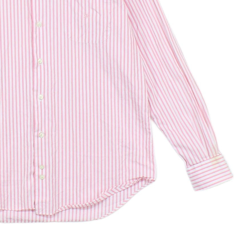 Mens Striped Shirt Button Up