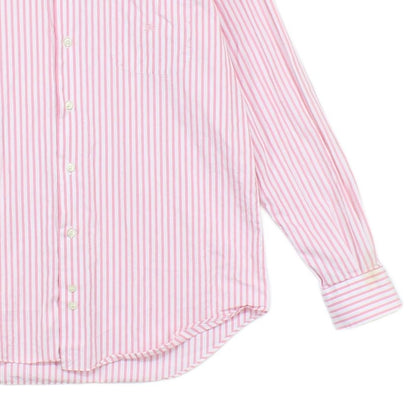 Mens Striped Shirt Button Up