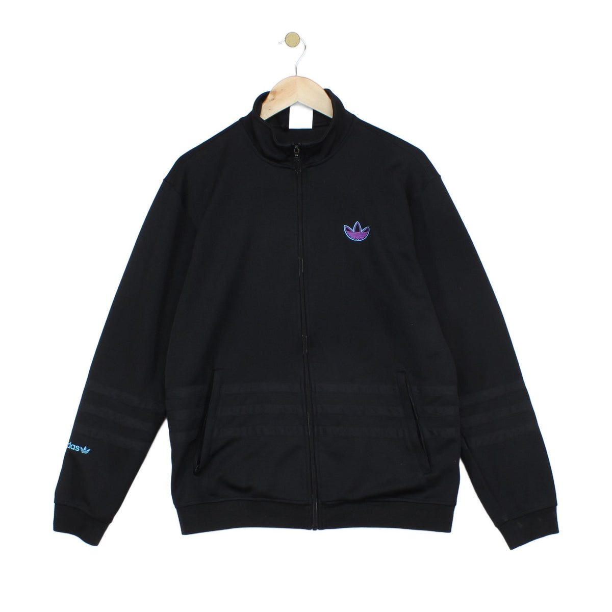 Mens Track Jacket Full Zip Streetwear Active