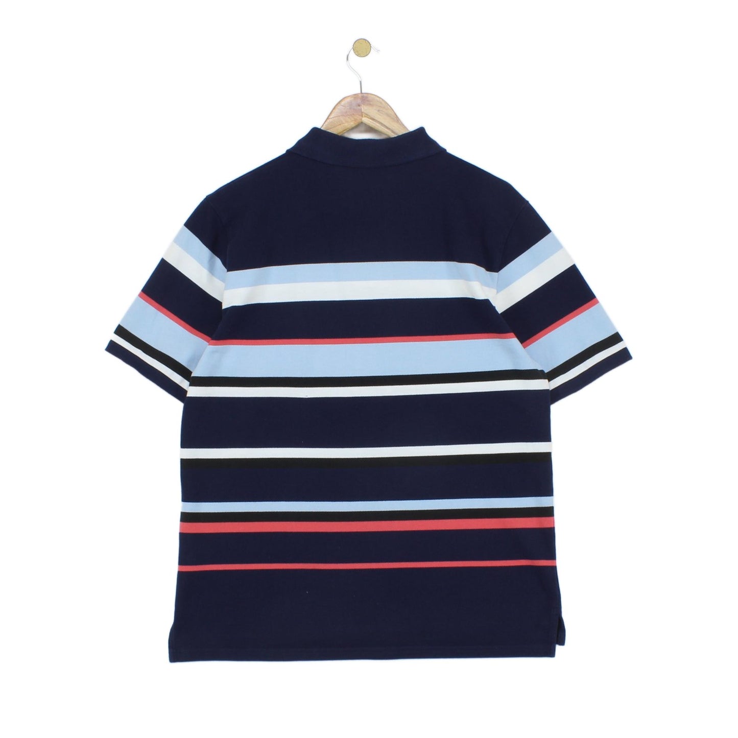 Mens Striped Polo Shirt Short Sleeve
