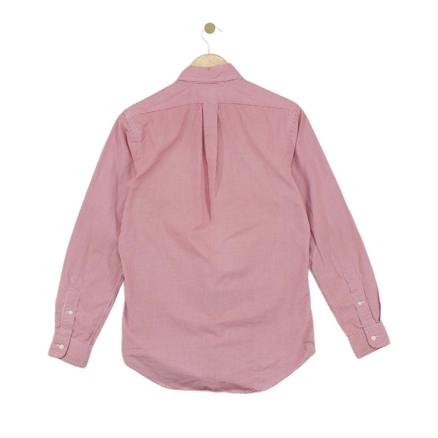 Mens Shirt  Button Down Long Sleeve Check