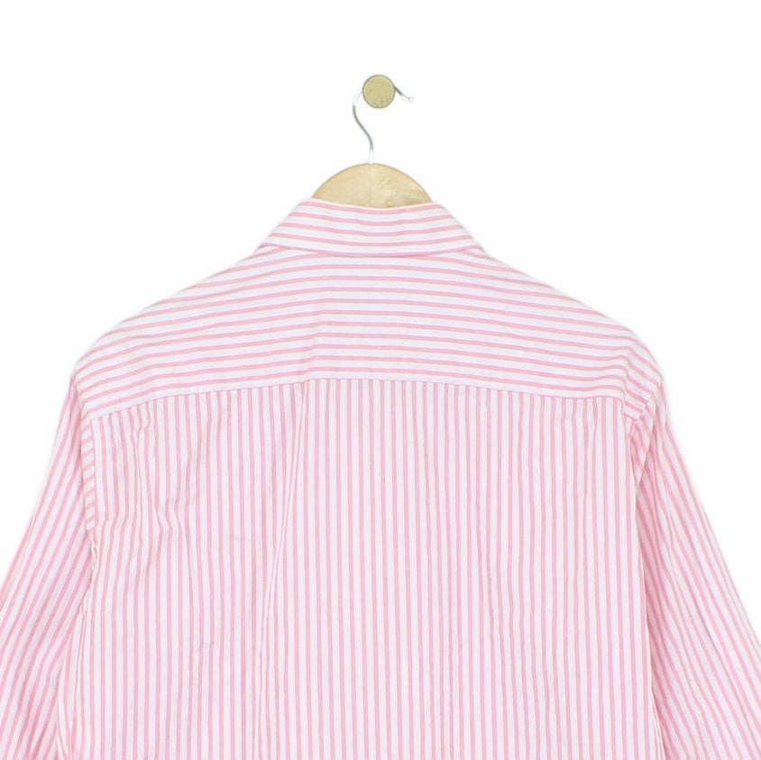 Mens Striped Shirt Button Up