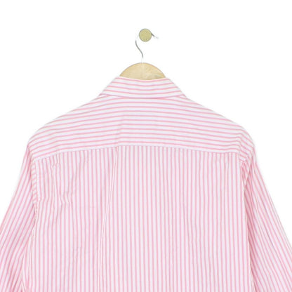 Mens Striped Shirt Button Up