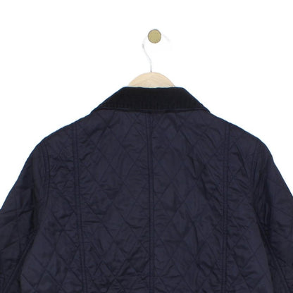 Womens Quilted Jacket Button Front Outerwear Lightweight