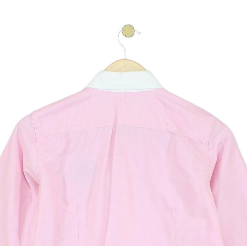 Womens Oxford Shirt Embroidered Logo Cotton