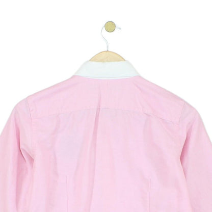 Womens Oxford Shirt Embroidered Logo Cotton