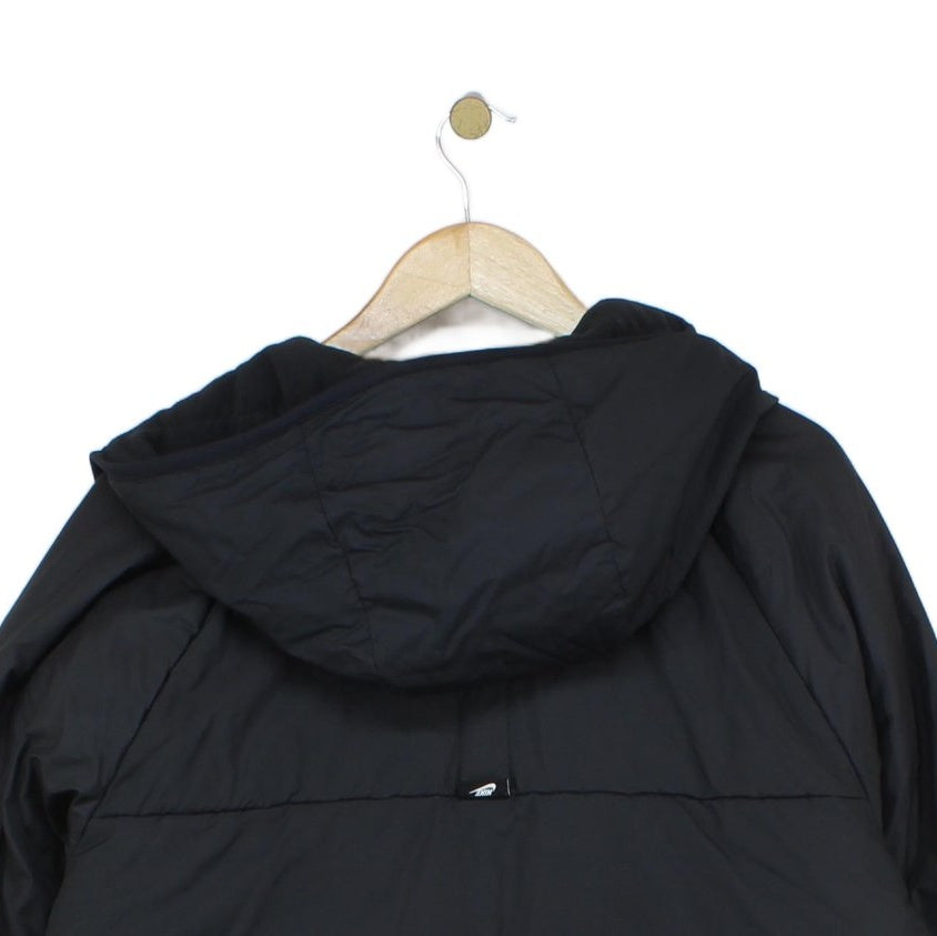 Mens Quilted Jacket Therma Fit Hooded Full Zip