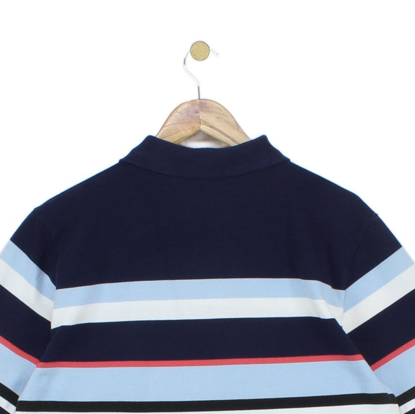Mens Striped Polo Shirt Short Sleeve