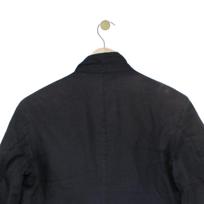Mens Waxed Jacket Full Zip Motorcycle Cotton