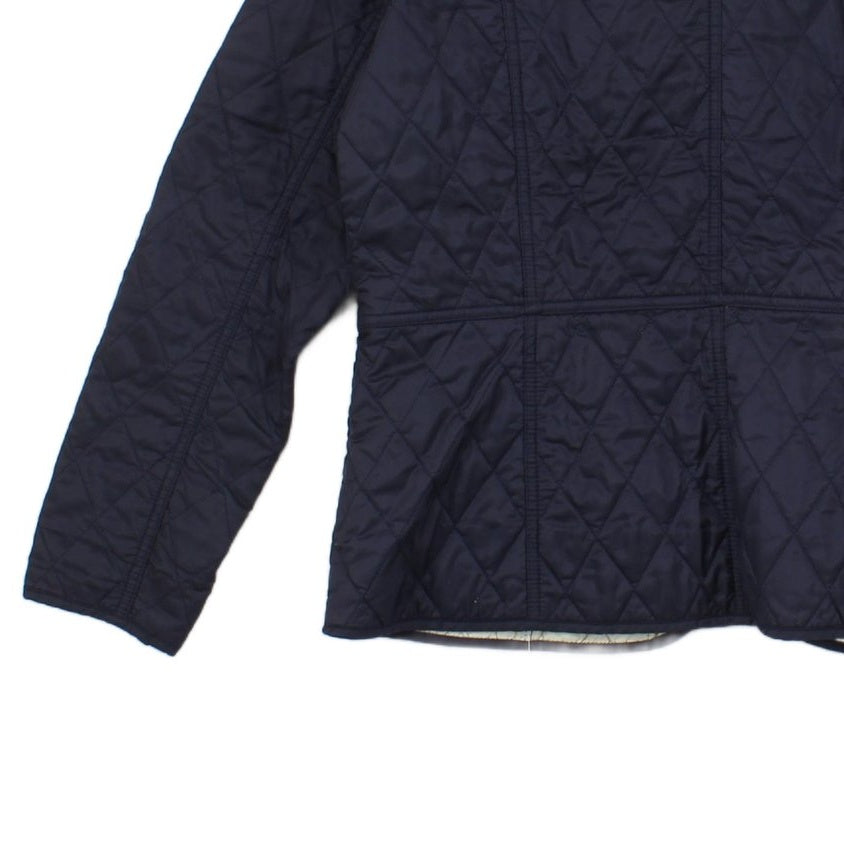 Womens Quilted Jacket Button Front Outerwear Lightweight