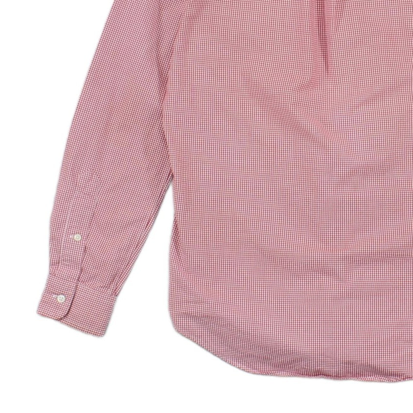 Mens Shirt  Button Down Long Sleeve Check