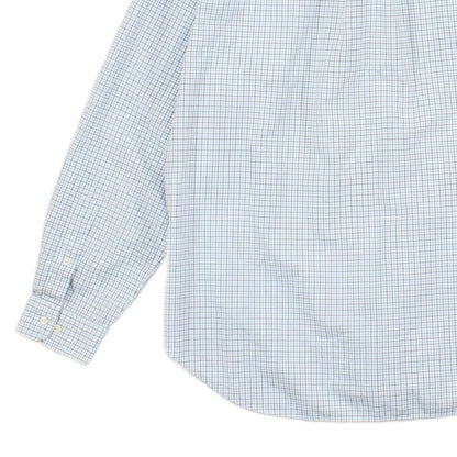 Mens Check Shirt Classic Fit Long Sleeve