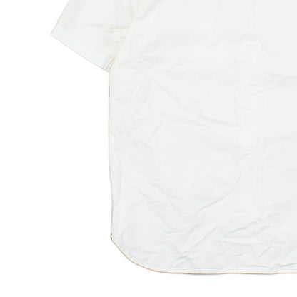 Mens Canvas Shirt Short Sleeve Classic Collared