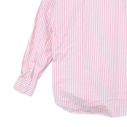 Mens Striped Shirt Button Up